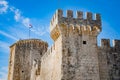View of old Kamerlengo castle in Trogir, Croatia Royalty Free Stock Photo